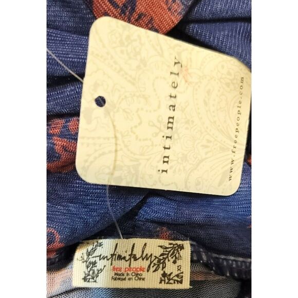 NWT - Free People Intimately Sheer Navy Body Suit - Size XS - Picture 7 of 10